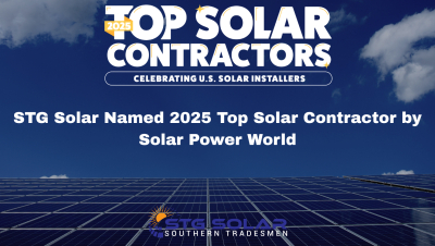 STG Solar Named 2025 Top Solar Contractor by Solar Power World